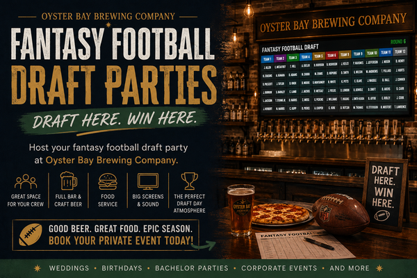 Stop Drafting in Someone's Basement. Host Your Fantasy Draft at a Brewery.